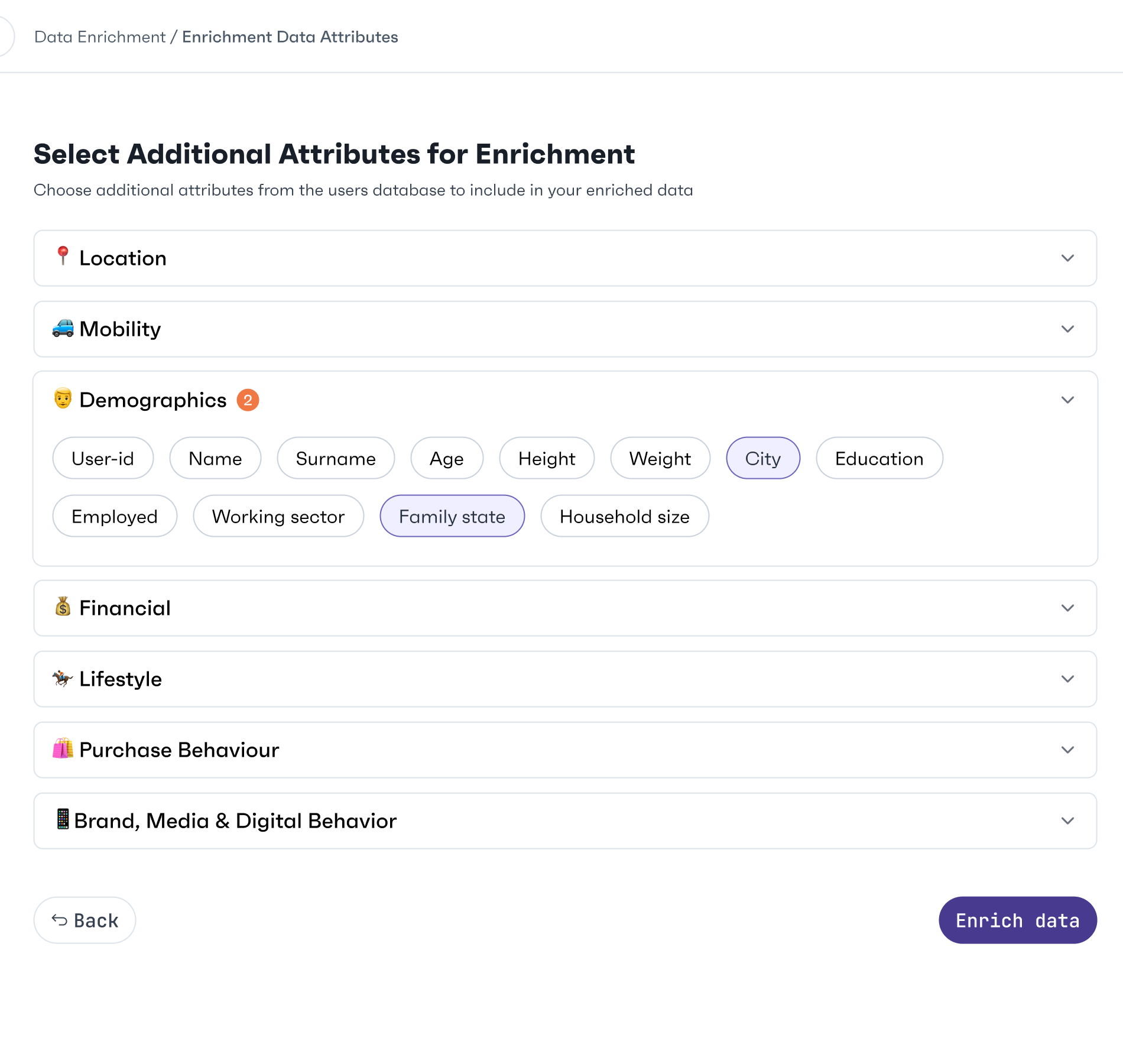 Enrich your data